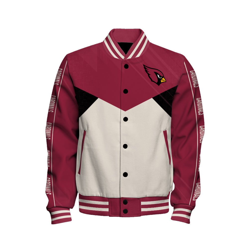 Arizona Cardinals - Personality, Outstanding Unisex Varsity Jacket - Famjoys Arizona Cardinals - Personality, Outstanding Unisex Varsity Jacket - Famjoys