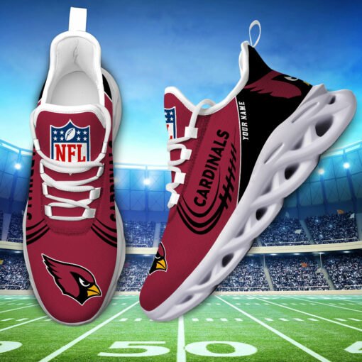 Arizona Cardinals Shoes Custom Max Soul Shoes V06 - Famjoys Arizona Cardinals Shoes Custom Max Soul Shoes V06 - Famjoys