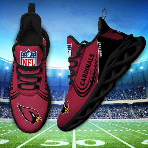 Arizona Cardinals Shoes Custom Max Soul Shoes V06 - Famjoys Arizona Cardinals Shoes Custom Max Soul Shoes V06 - Famjoys