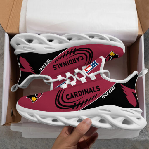Arizona Cardinals Shoes Custom Max Soul Shoes V06 - Famjoys Arizona Cardinals Shoes Custom Max Soul Shoes V06 - Famjoys