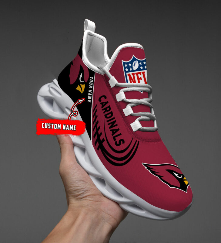 Arizona Cardinals Shoes Custom Max Soul Shoes V06 - Famjoys Arizona Cardinals Shoes Custom Max Soul Shoes V06 - Famjoys