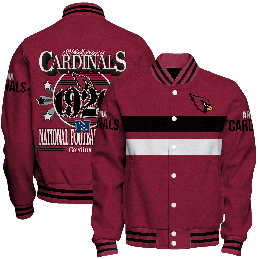 Arizona Cardinals - Super Durable Unisex Varsity Jacket