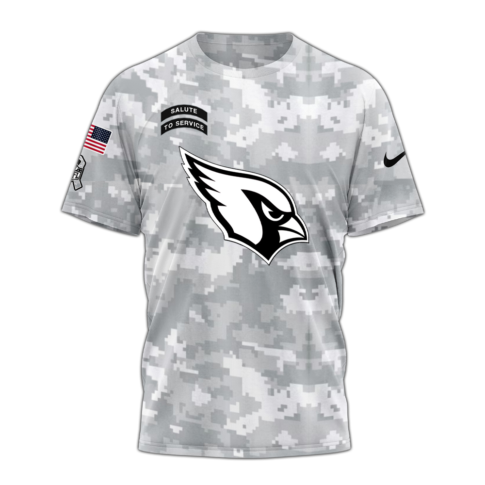 Arizona Cardinals Tshirt Camo Salute to Service Club - Famjoys Arizona Cardinals Tshirt Camo Salute to Service Club - Famjoys