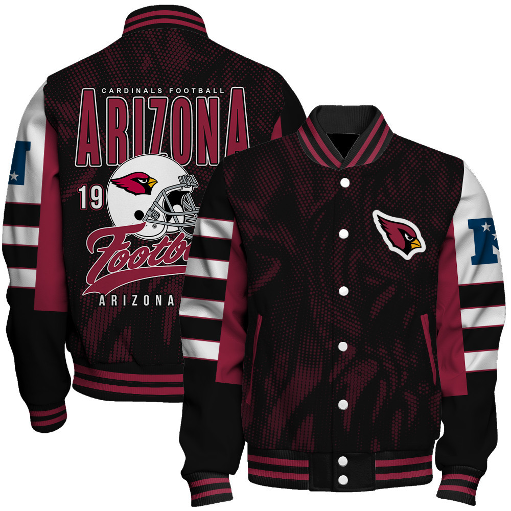 Arizona Cardinals - Wear Your Passion Unisex Varsity Jacket - Famjoys Arizona Cardinals - Wear Your Passion Unisex Varsity Jacket - Famjoys