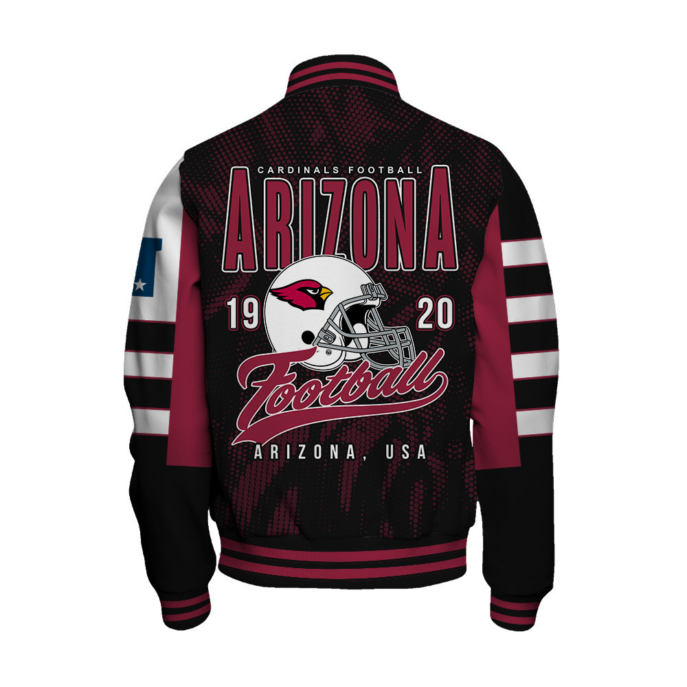 Arizona Cardinals - Wear Your Passion Unisex Varsity Jacket - Famjoys Arizona Cardinals - Wear Your Passion Unisex Varsity Jacket - Famjoys