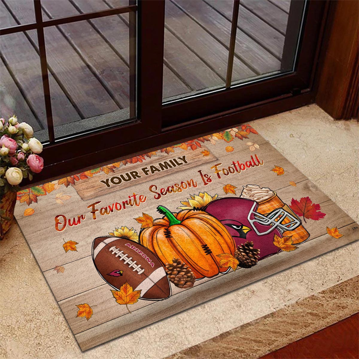 Arizona CardinalsOur Favorite Season is Football Doormat - Famjoys Arizona CardinalsOur Favorite Season is Football Doormat - Famjoys