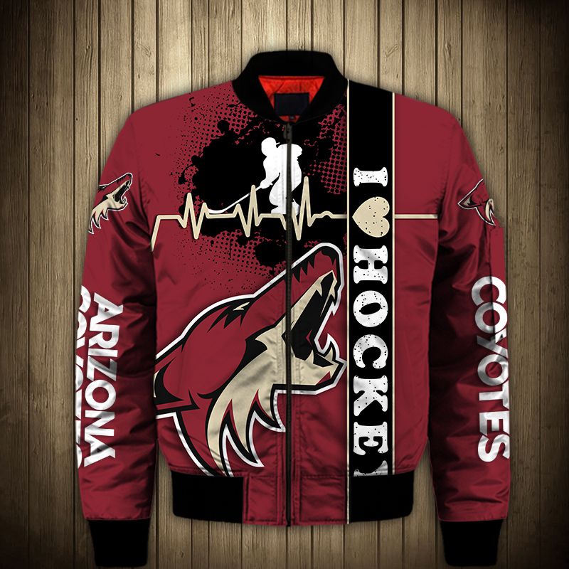 Arizona Coyotes Jacket 3D - Famjoys Arizona Coyotes Jacket 3D - Famjoys