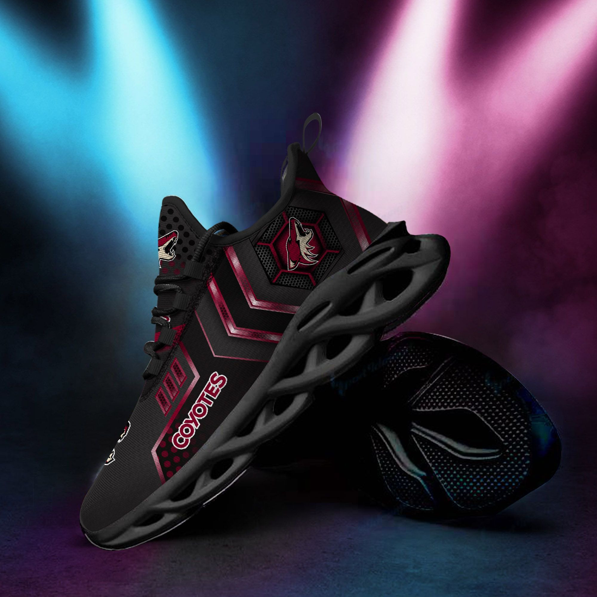 Arizona Coyotes Max Soul Sneakers Shoes - Famjoys Arizona Coyotes Max Soul Sneakers Shoes - Famjoys