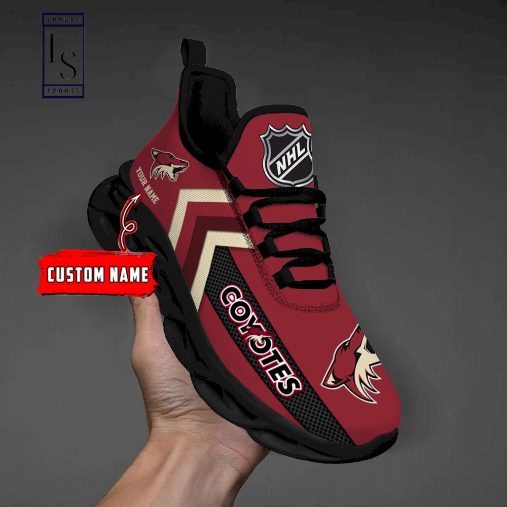 Arizona Coyotes NHL Personalized Max Soul Shoes - Famjoys Arizona Coyotes NHL Personalized Max Soul Shoes - Famjoys