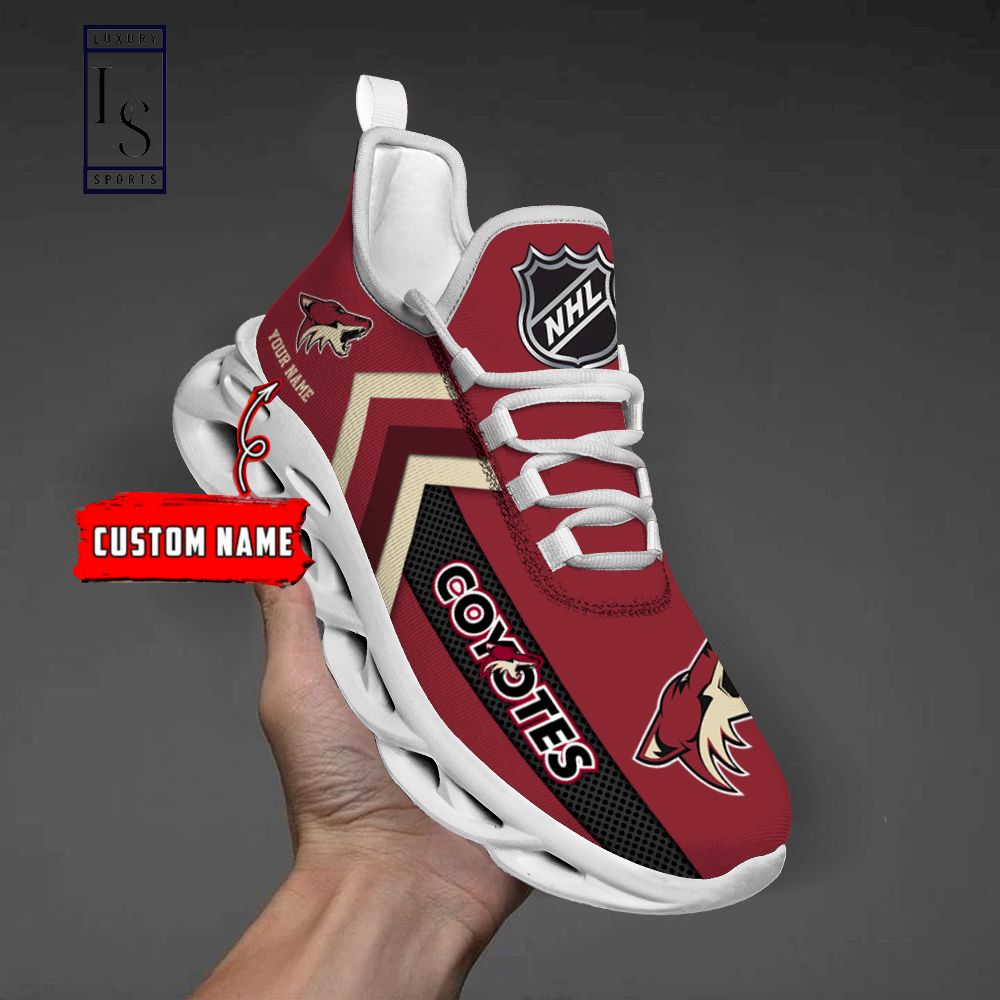 Arizona Coyotes NHL Personalized Max Soul Shoes - Famjoys Arizona Coyotes NHL Personalized Max Soul Shoes - Famjoys