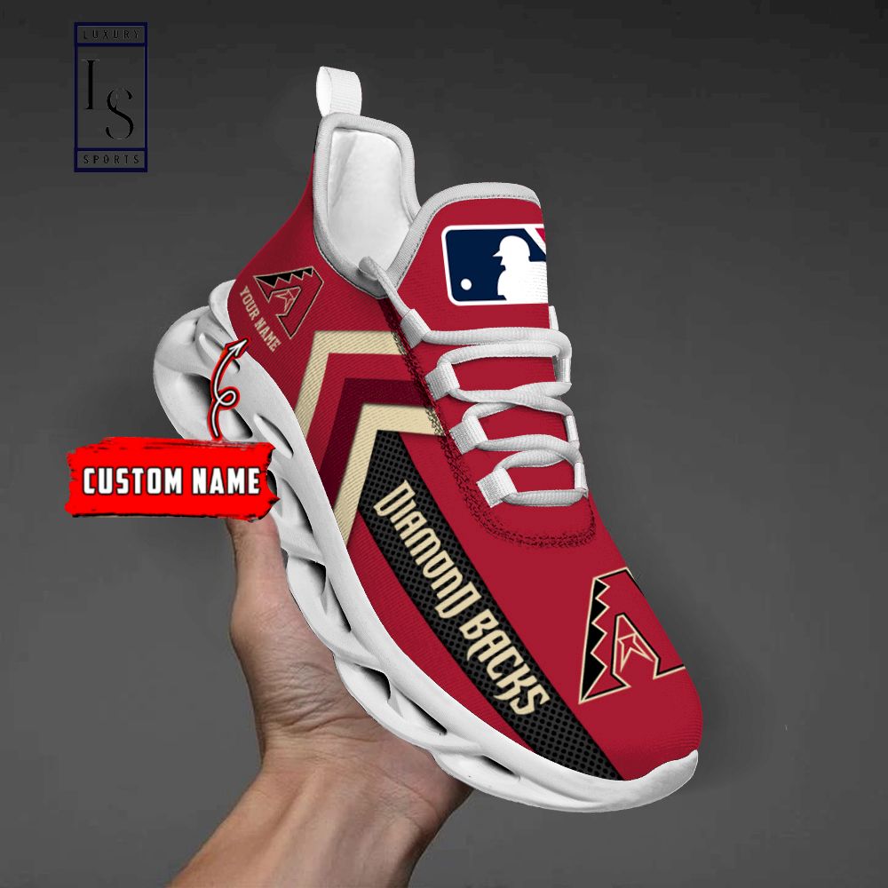 Arizona Diamondbacks Personalized Max Soul Shoes - Famjoys Arizona Diamondbacks Personalized Max Soul Shoes - Famjoys