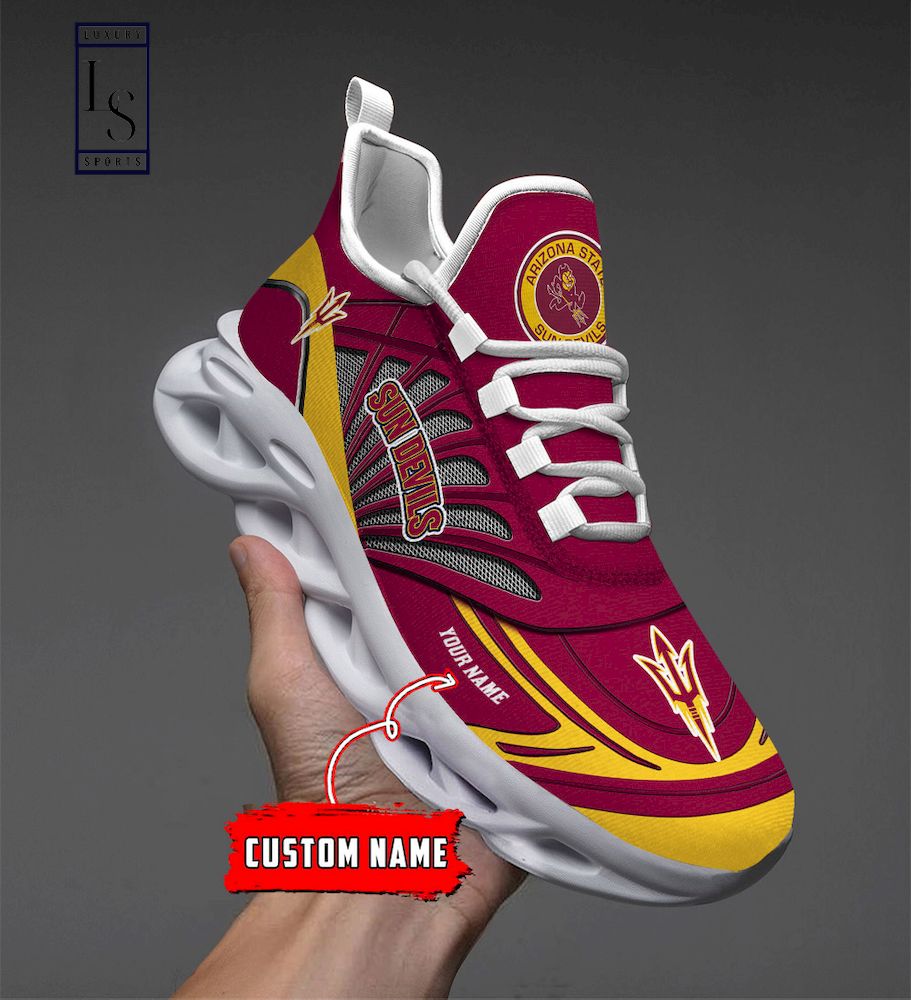 Arizona State Sun Devils Custom Name Max Soul Shoes - Famjoys Arizona State Sun Devils Custom Name Max Soul Shoes - Famjoys