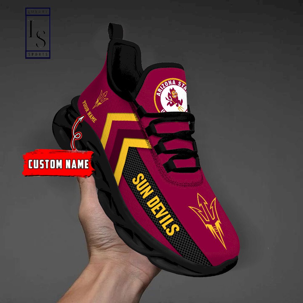 Arizona State Sun Devils Personalized Max Soul Shoes - Famjoys Arizona State Sun Devils Personalized Max Soul Shoes - Famjoys