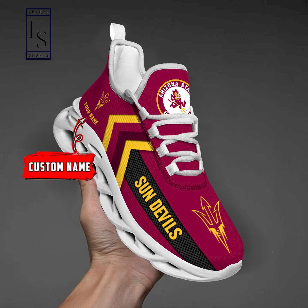 Arizona State Sun Devils Personalized Max Soul Shoes - Famjoys Arizona State Sun Devils Personalized Max Soul Shoes - Famjoys