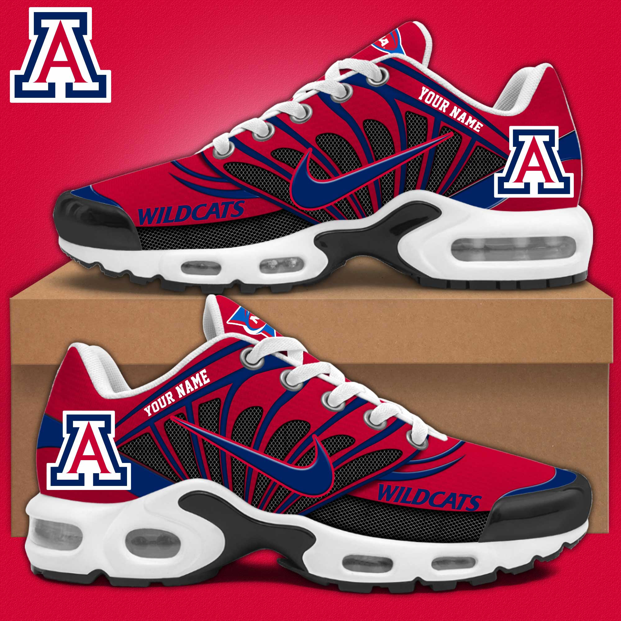 Arizona Wildcats Personalized Shoes S516508 - Famjoys Arizona Wildcats Personalized Shoes S516508 - Famjoys