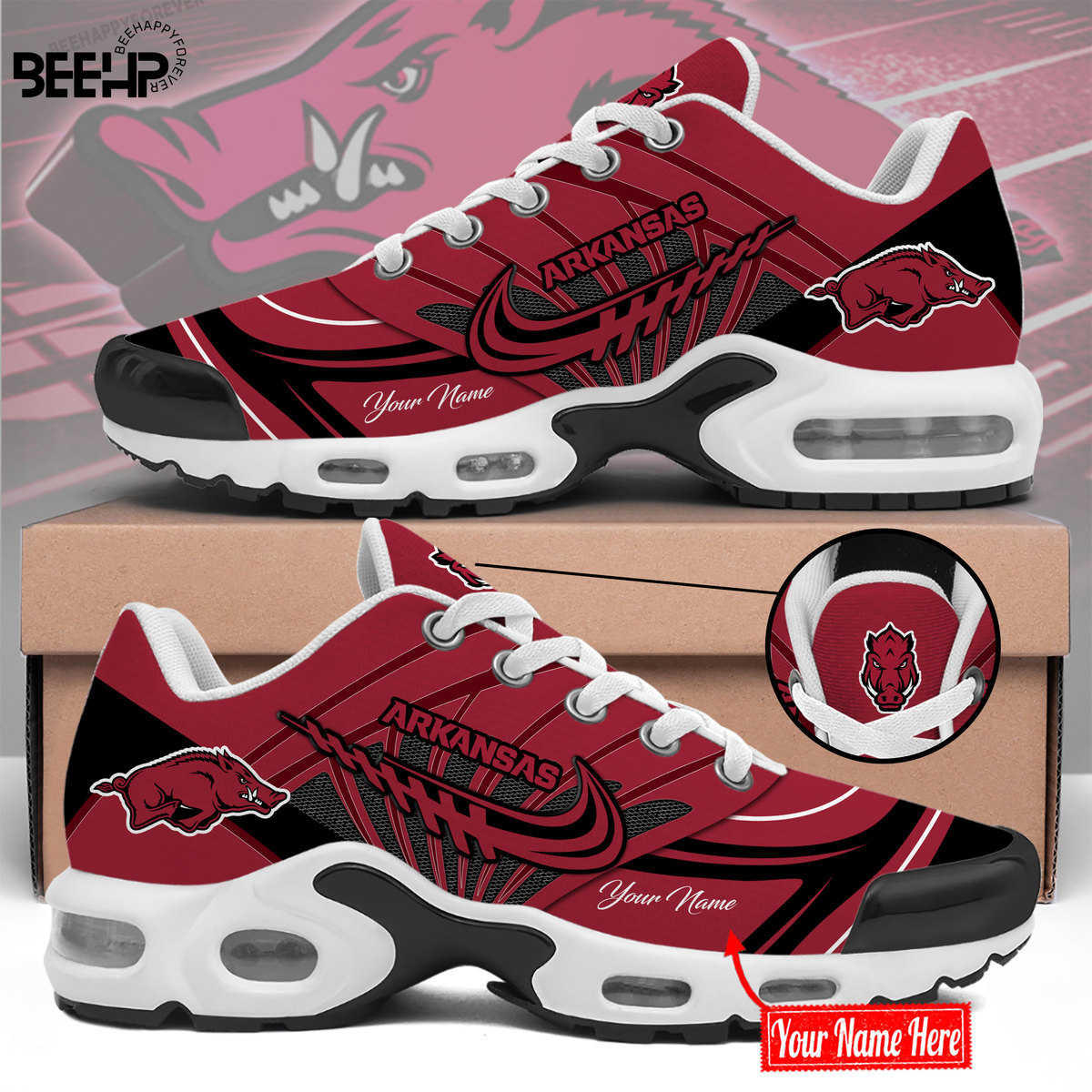 Arkansas Razorback New Shoes - Famjoys Arkansas Razorback New Shoes - Famjoys