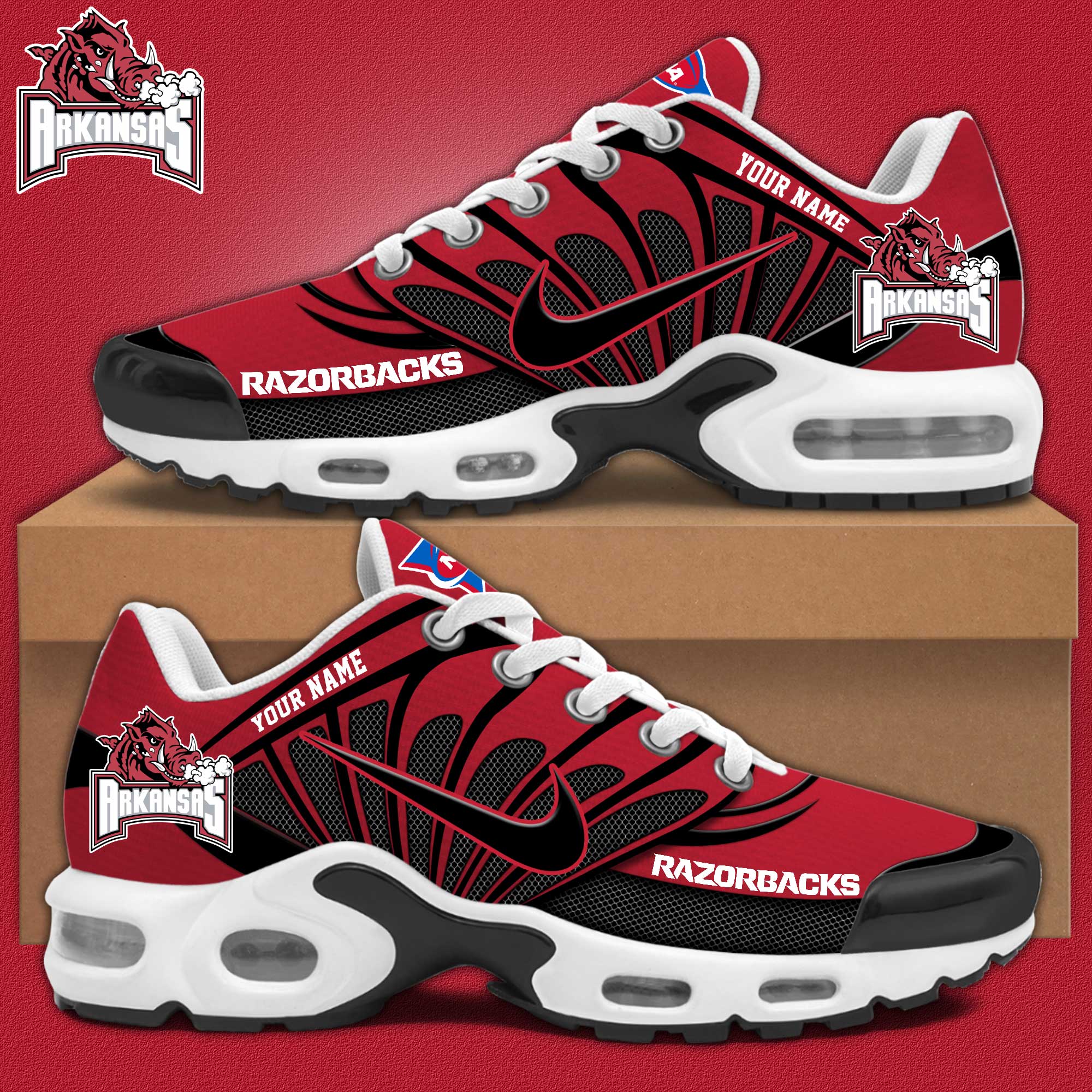 Arkansas Razorback Shoes - Famjoys Arkansas Razorback Shoes - Famjoys