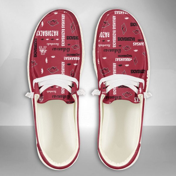 Arkansas Razorbacks Hey Dude Shoes - Famjoys Arkansas Razorbacks Hey Dude Shoes - Famjoys