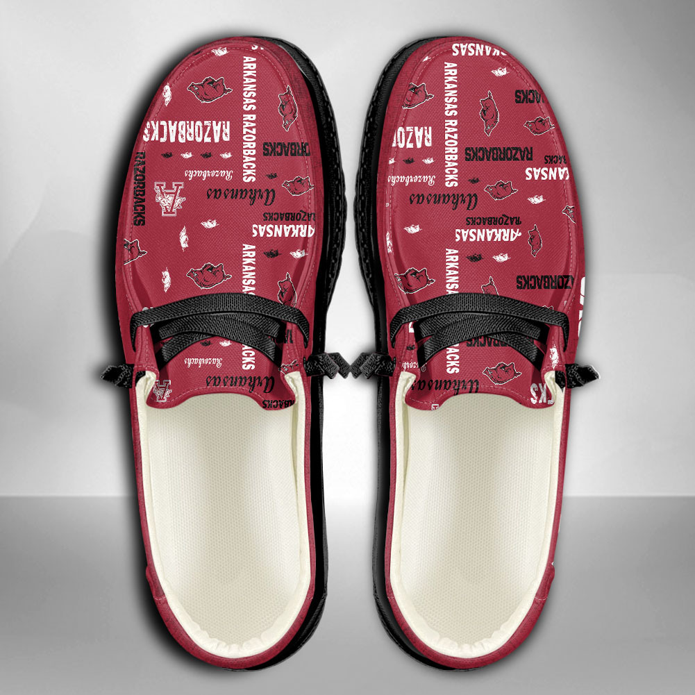 Arkansas Razorbacks Hey Dude Shoes - Famjoys Arkansas Razorbacks Hey Dude Shoes - Famjoys