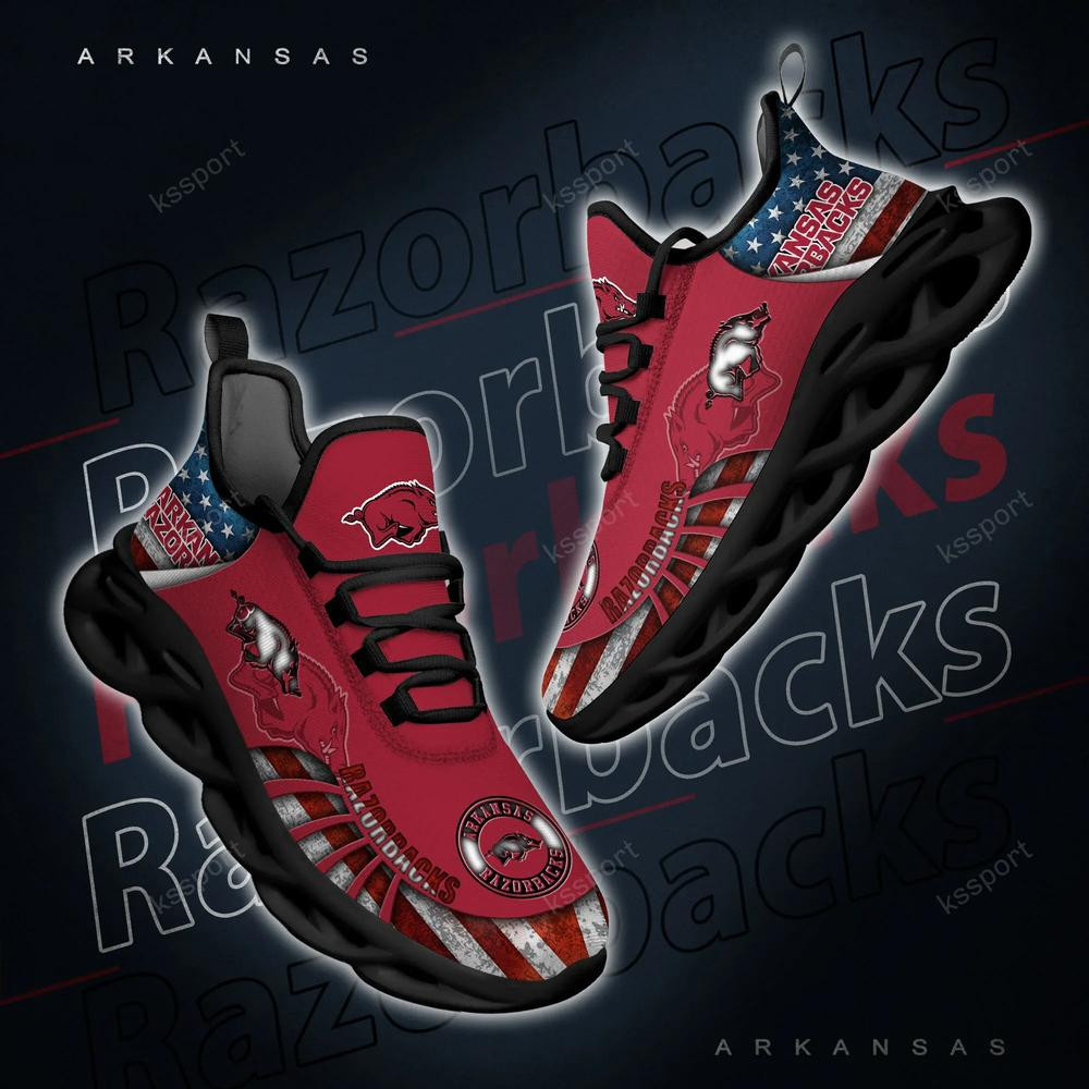 Arkansas Razorbacks Max Soul Clunky Shoes - Famjoys Arkansas Razorbacks Max Soul Clunky Shoes - Famjoys