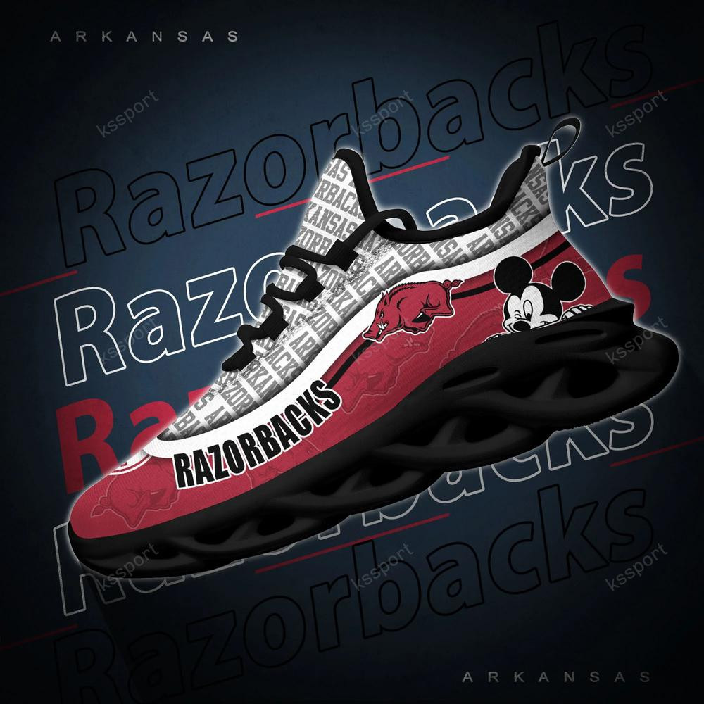 Arkansas Razorbacks  Max Soul Clunky Sneakers - Famjoys