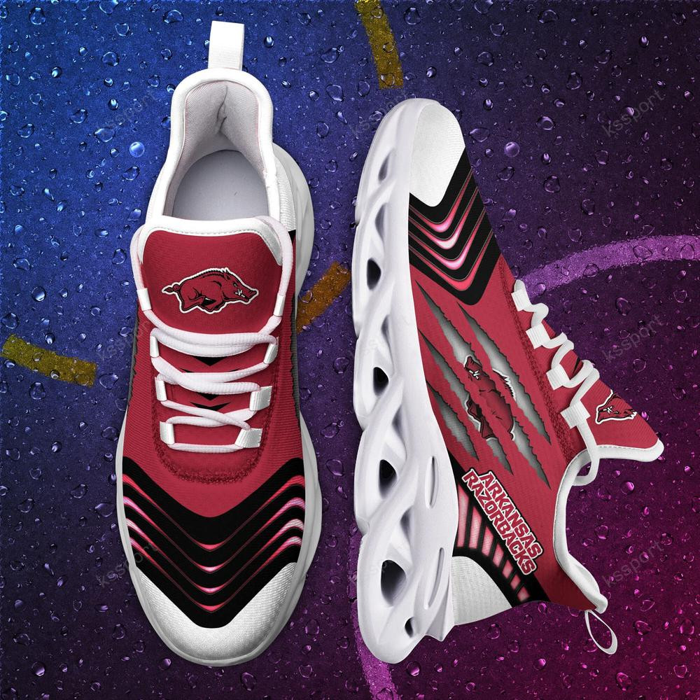 Arkansas Razorbacks Max Soul Sneakers Chunky - Famjoys Arkansas Razorbacks Max Soul Sneakers Chunky - Famjoys