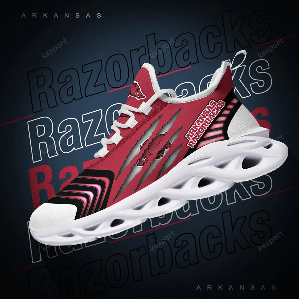 Arkansas Razorbacks Max Soul Sneakers Chunky - Famjoys Arkansas Razorbacks Max Soul Sneakers Chunky - Famjoys