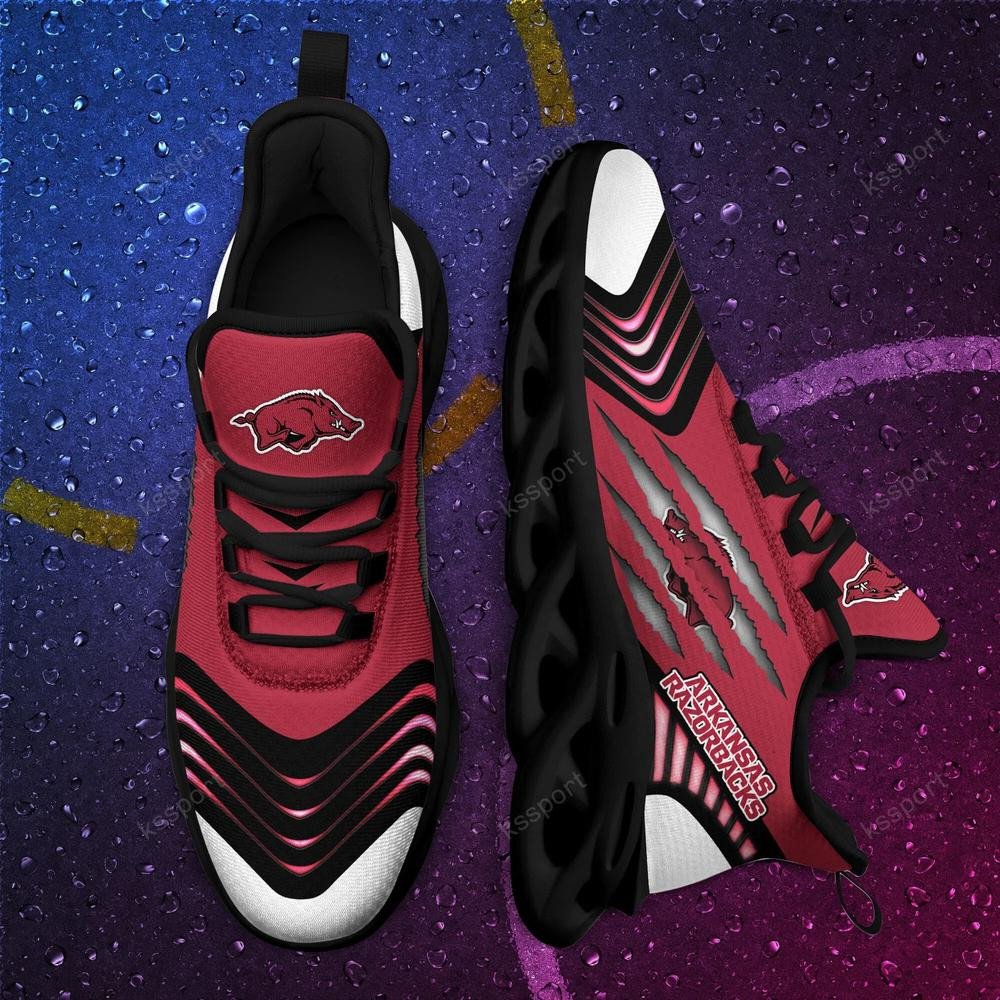 Arkansas Razorbacks Max Soul Sneakers Chunky - Famjoys Arkansas Razorbacks Max Soul Sneakers Chunky - Famjoys