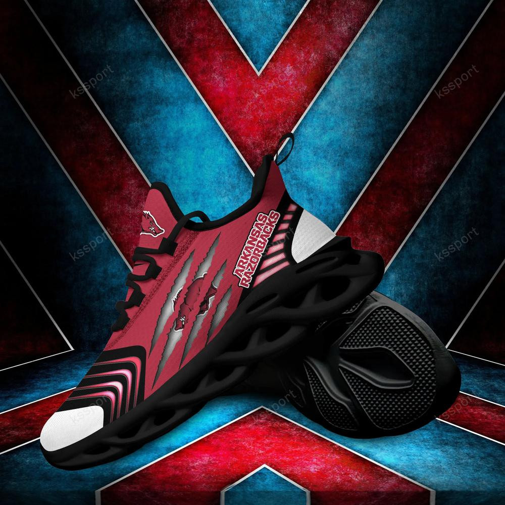 Arkansas Razorbacks Max Soul Sneakers Chunky - Famjoys Arkansas Razorbacks Max Soul Sneakers Chunky - Famjoys