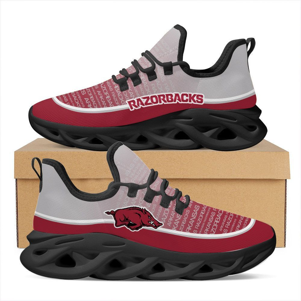 Arkansas Razorbacks Max Soul Sneakers Shoes - Famjoys Arkansas Razorbacks Max Soul Sneakers Shoes - Famjoys