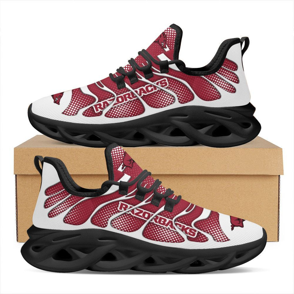 Arkansas Razorbacks Max Soul Sneakers Shoes - Famjoys Arkansas Razorbacks Max Soul Sneakers Shoes - Famjoys