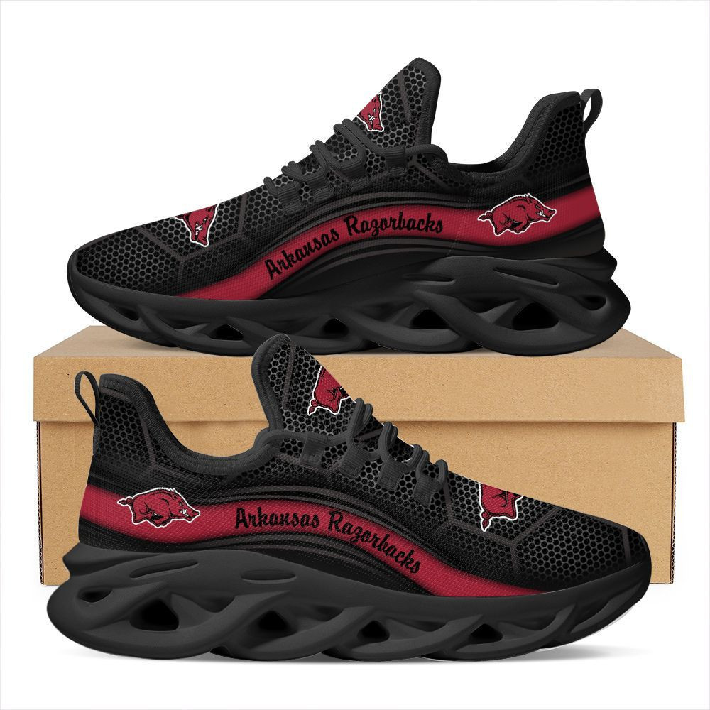 Arkansas Razorbacks Max Soul Sneakers Shoes - Famjoys Arkansas Razorbacks Max Soul Sneakers Shoes - Famjoys