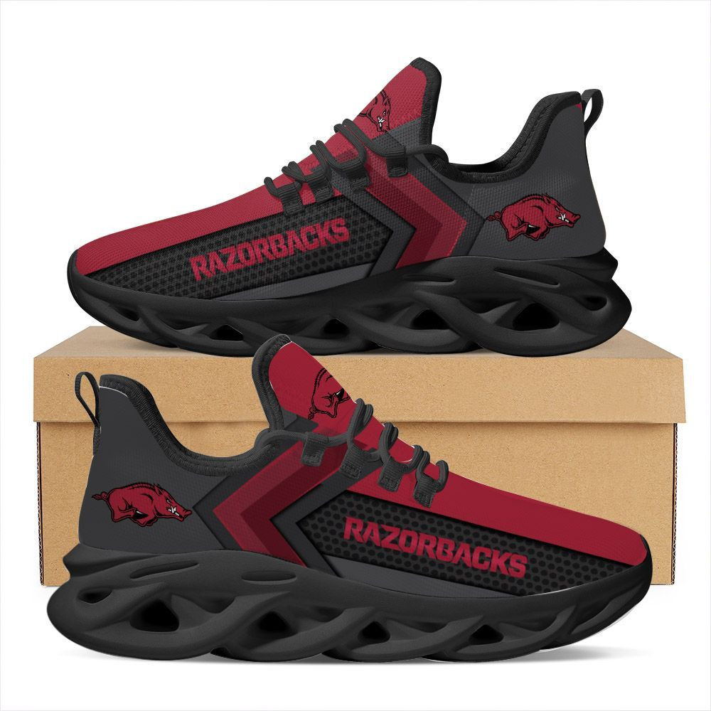 Arkansas Razorbacks Max Soul Sneakers Shoes - Famjoys Arkansas Razorbacks Max Soul Sneakers Shoes - Famjoys
