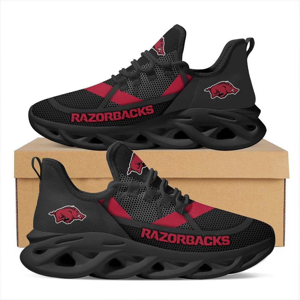 Arkansas Razorbacks Max Soul Sneakers Shoes - Famjoys Arkansas Razorbacks Max Soul Sneakers Shoes - Famjoys