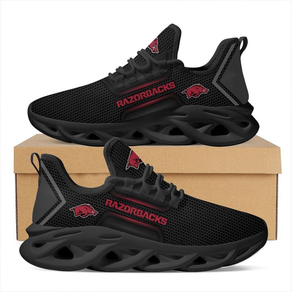 Arkansas Razorbacks Max Soul Sneakers Shoes - Famjoys Arkansas Razorbacks Max Soul Sneakers Shoes - Famjoys