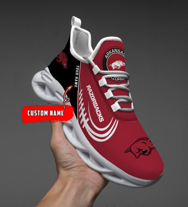 Arkansas Razorbacks PERSONALIZED MAX SOUL SHOES T1 - Famjoys Arkansas Razorbacks PERSONALIZED MAX SOUL SHOES T1 - Famjoys