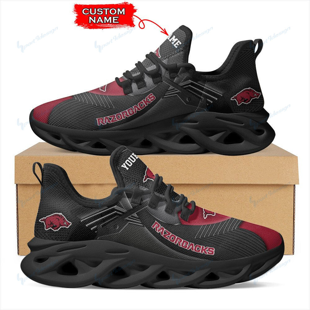 Arkansas Razorbacks Personalized YZ Running Sneakers - Famjoys Arkansas Razorbacks Personalized YZ Running Sneakers - Famjoys