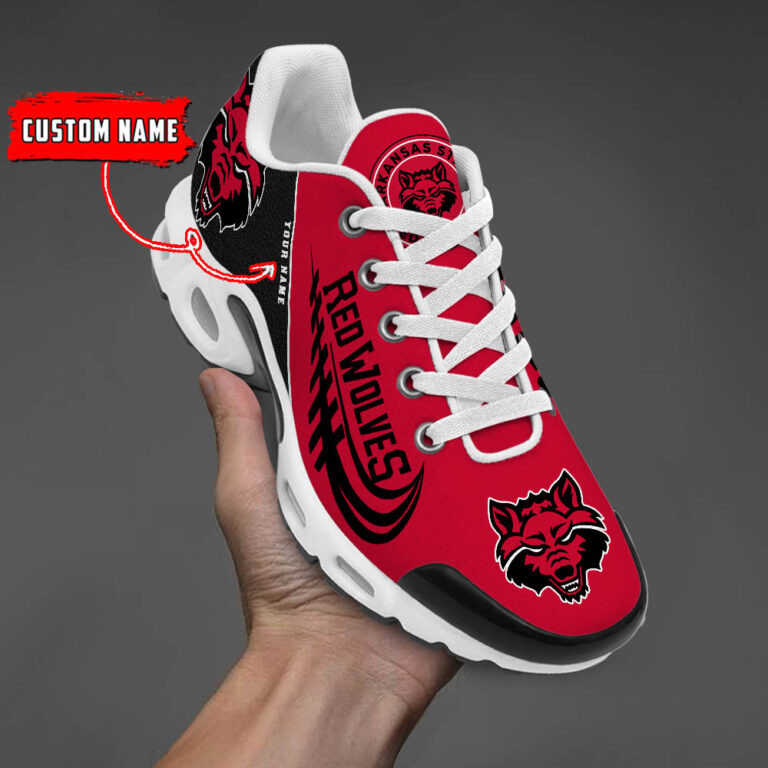 Arkansas State Red Wolves Custom Name TN Shoes DS001 - Famjoys Arkansas State Red Wolves Custom Name TN Shoes DS001 - Famjoys