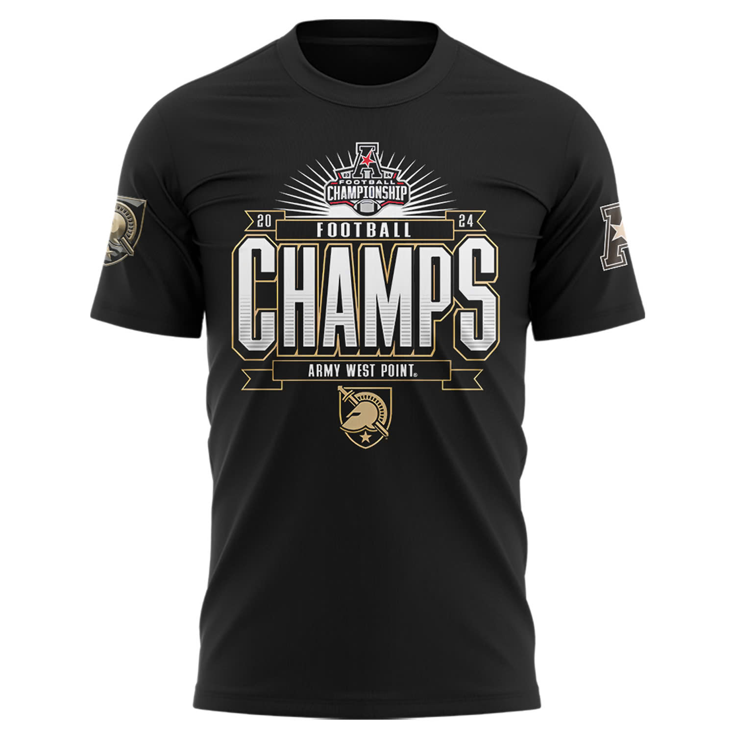 Army Black Knights Football ACC Champions Premium Tee V2 - Famjoys Army Black Knights Football ACC Champions Premium Tee V2 - Famjoys
