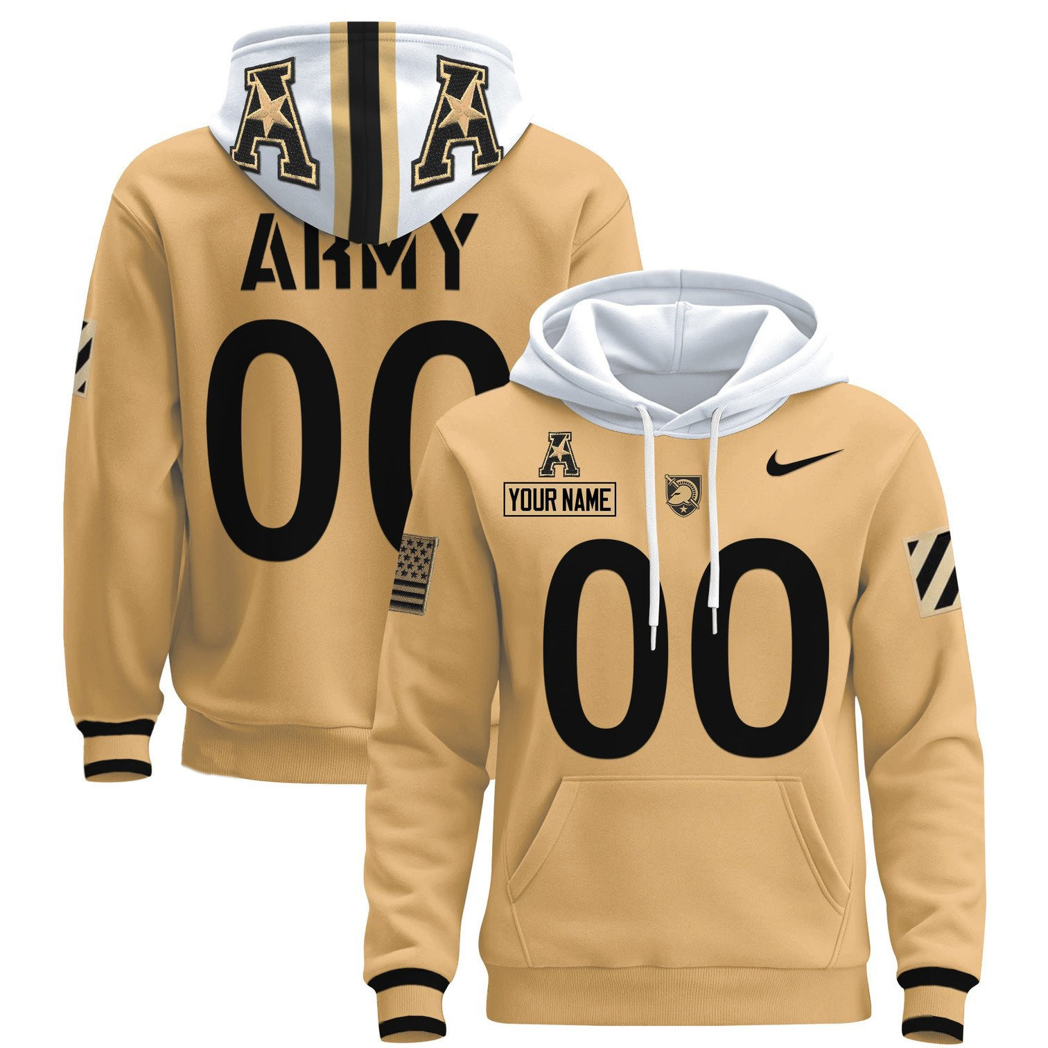 Army Black Knights Football Hoodie - Famjoys Army Black Knights Football Hoodie - Famjoys