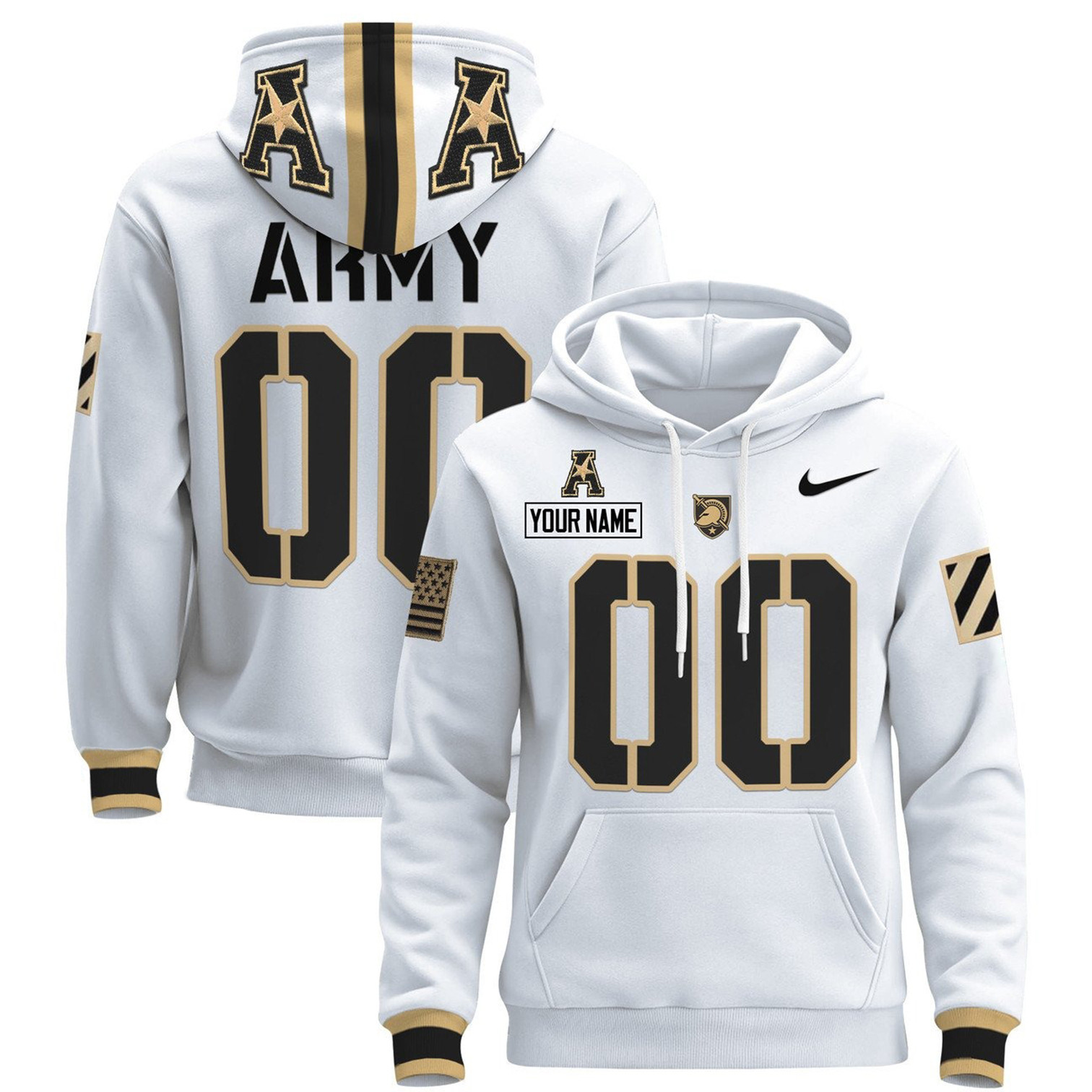 Army Black Knights Football Hoodie - Famjoys Army Black Knights Football Hoodie - Famjoys