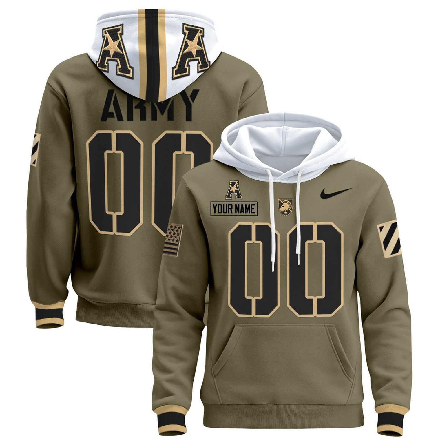 Army Black Knights Football Hoodie - Famjoys Army Black Knights Football Hoodie - Famjoys