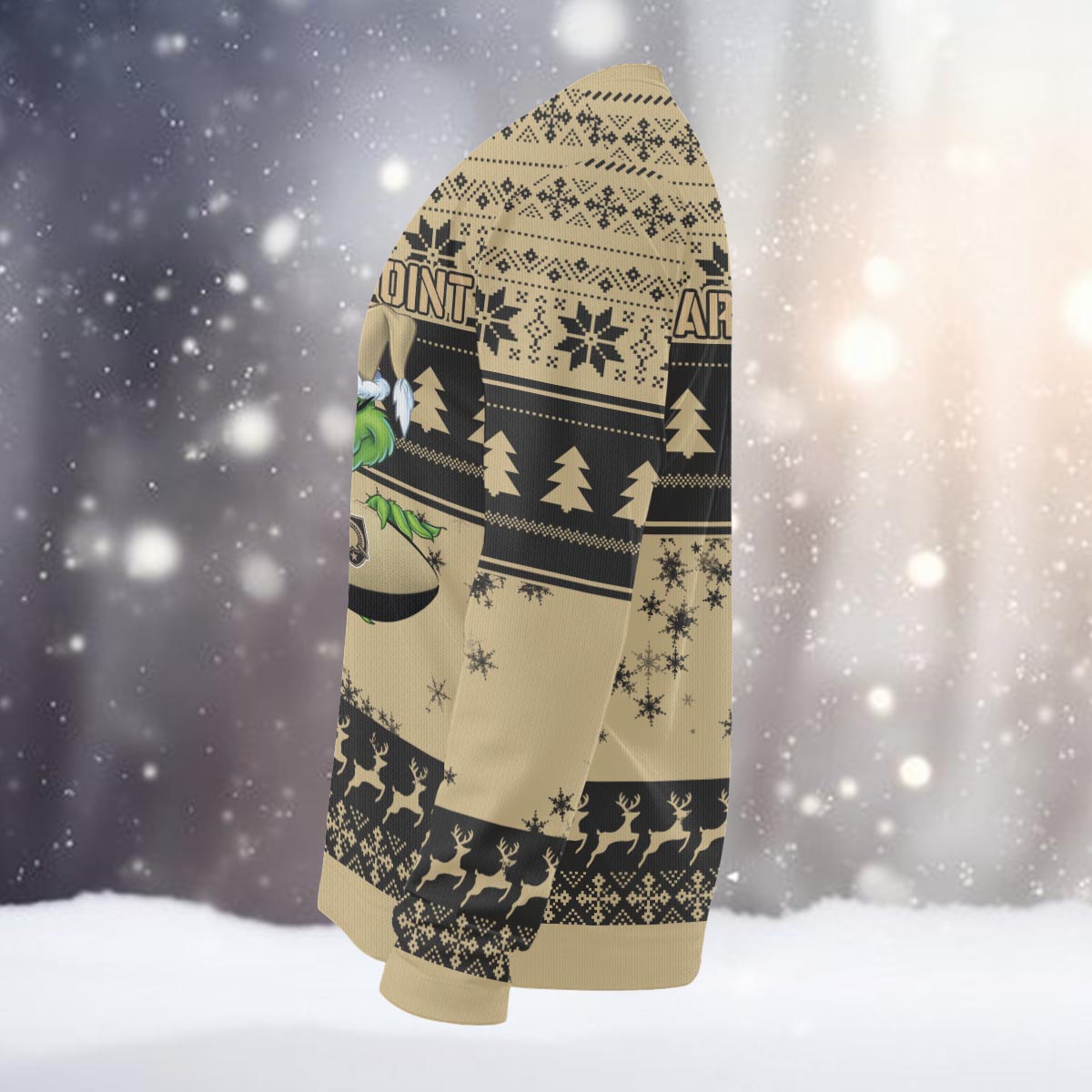 Army Black Knights Grinch Ugly Christmas Sweater - Famjoys Army Black Knights Grinch Ugly Christmas Sweater - Famjoys