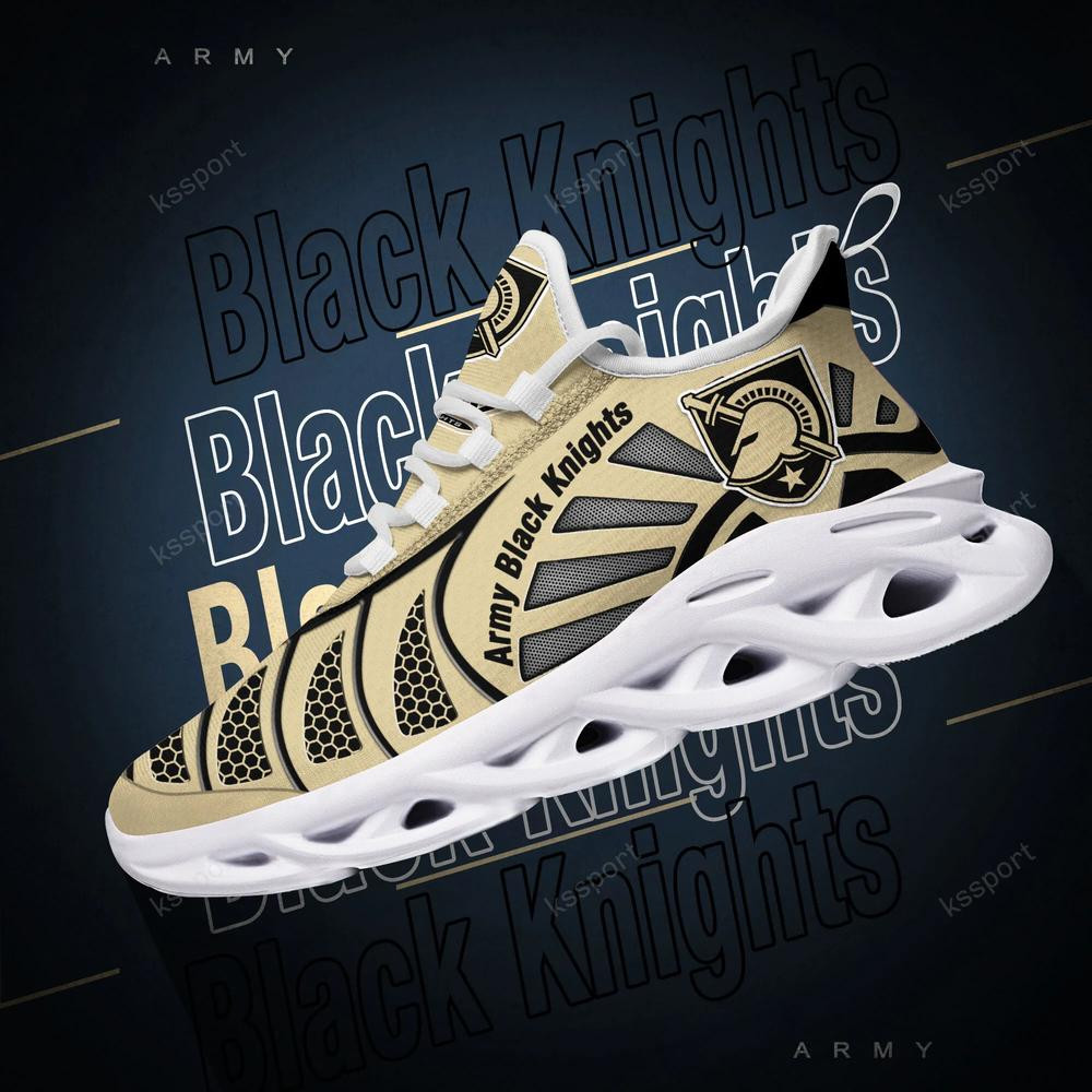 Army Black Knights Max Soul Clunky, Black And White Running Shoes - Famjoys Army Black Knights Max Soul Clunky, Black And White Running Shoes - Famjoys