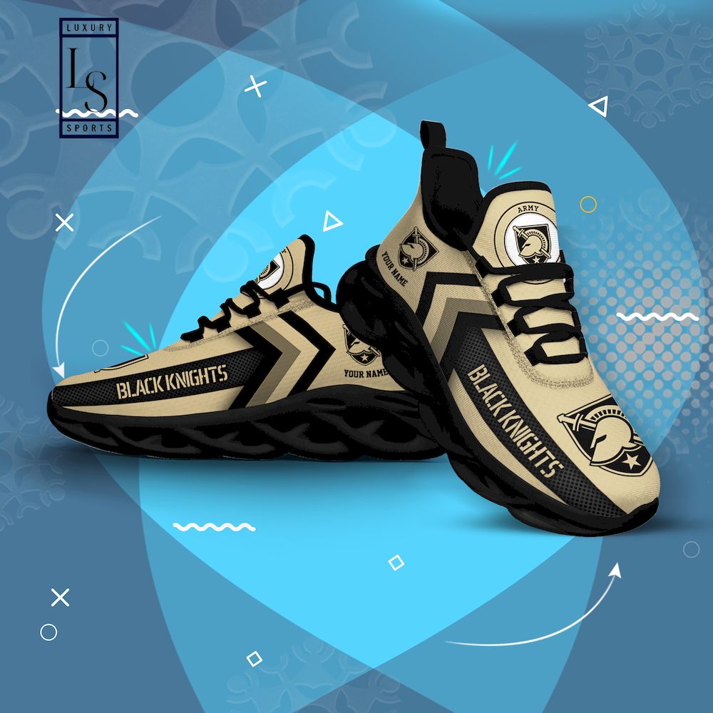 Army Black Knights Personalized Max Soul Shoes - Famjoys Army Black Knights Personalized Max Soul Shoes - Famjoys