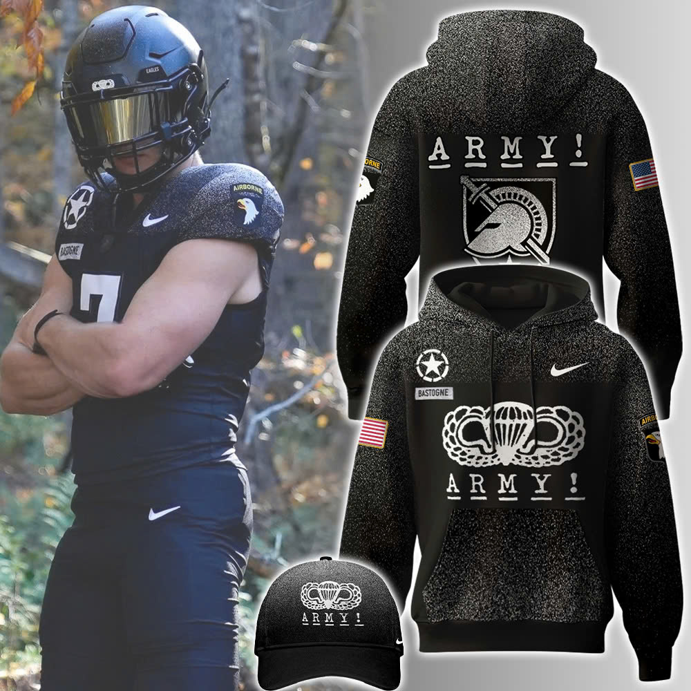 Army Black Knights  Rivalry Collection 101st Airborne Div Football Hoodie #2
