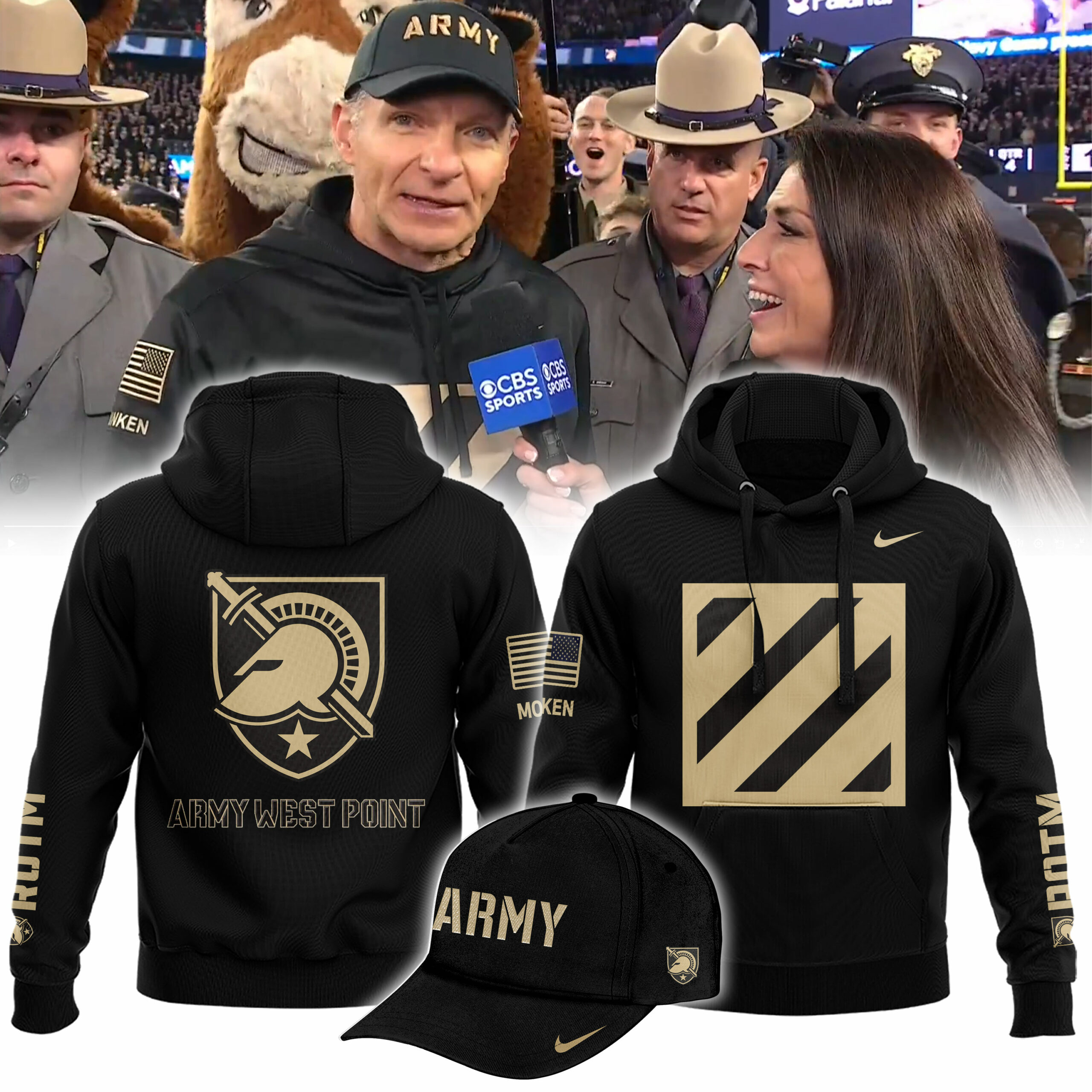 Army Football Hoodie MD - Famjoys Army Football Hoodie MD - Famjoys