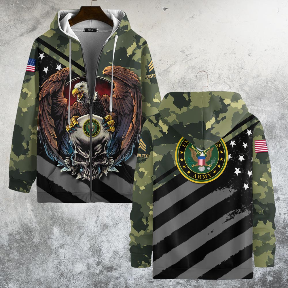 Army Military Personalized Rank and Name t-shirt hoodie apparel 3D full printing - Famjoys Army Military Personalized Rank and Name t-shirt hoodie apparel 3D full printing - Famjoys