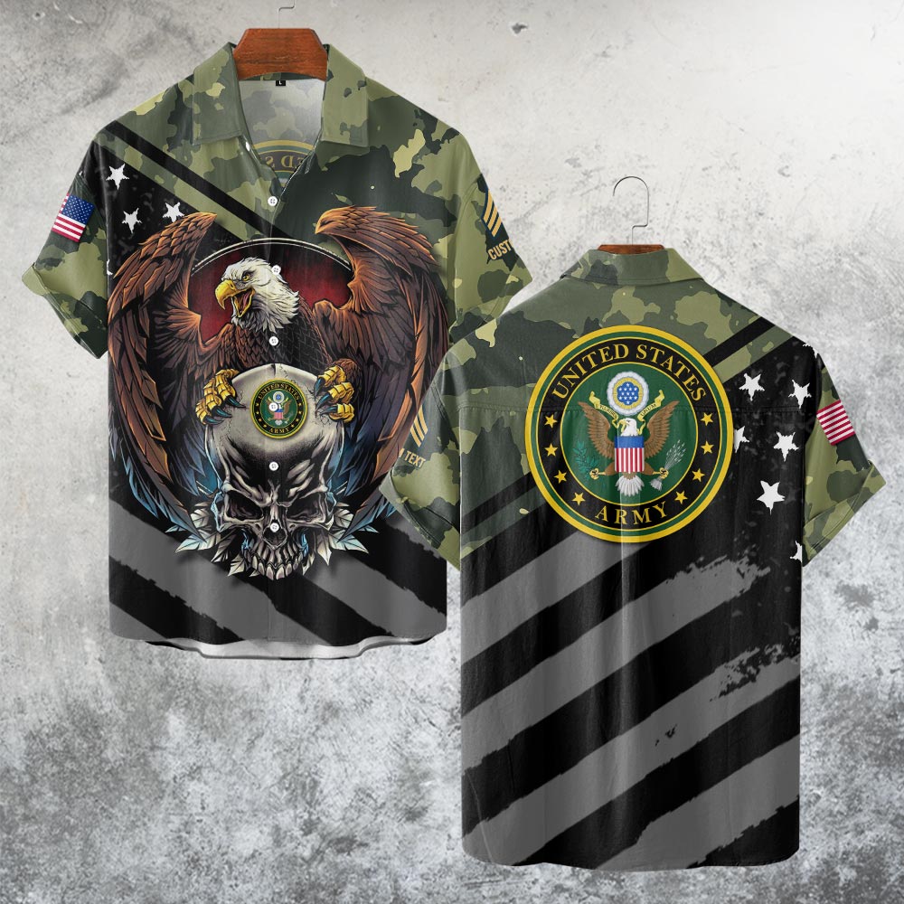 Army Military Personalized Rank and Name t-shirt hoodie apparel 3D full printing - Famjoys Army Military Personalized Rank and Name t-shirt hoodie apparel 3D full printing - Famjoys