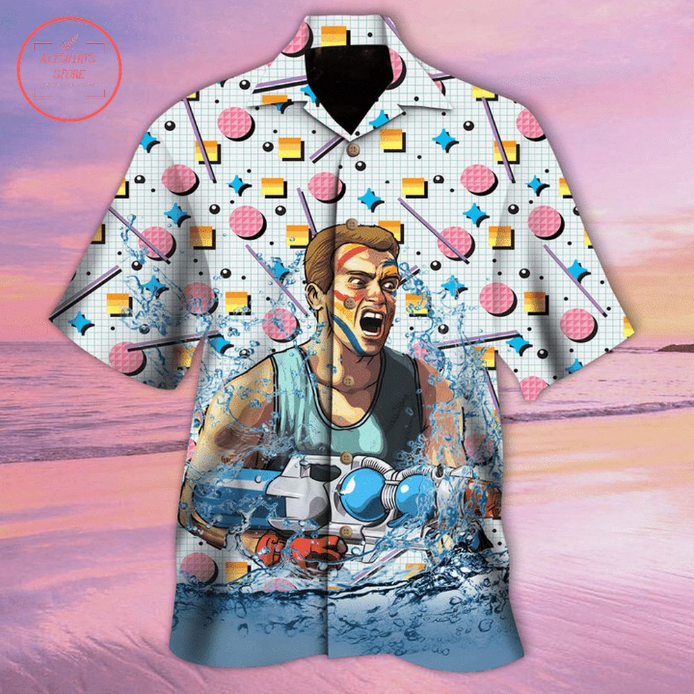 Arnold Schwarzenegger Hawaiian Shirt - Famjoys Arnold Schwarzenegger Hawaiian Shirt - Famjoys